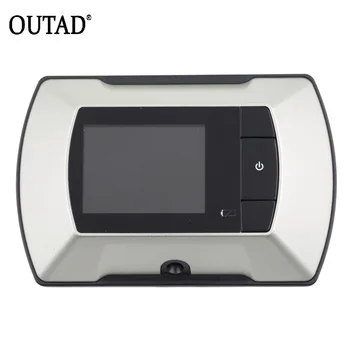 

OUTAD High Resolution 2.4 inch LCD Visual Monitor Door Peephole Peep Hole Wireless Viewer Indoor Monitor Outdoor Video Camera DI