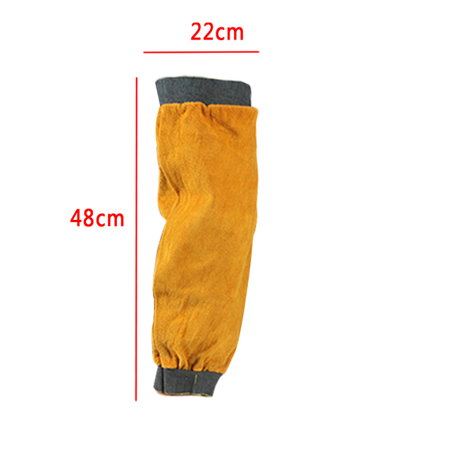 Duty Gardening Welding Apron Sleeves Gloves Protection Thorn Proof Leather Work Safety Workwear Glaziers Blacksmith