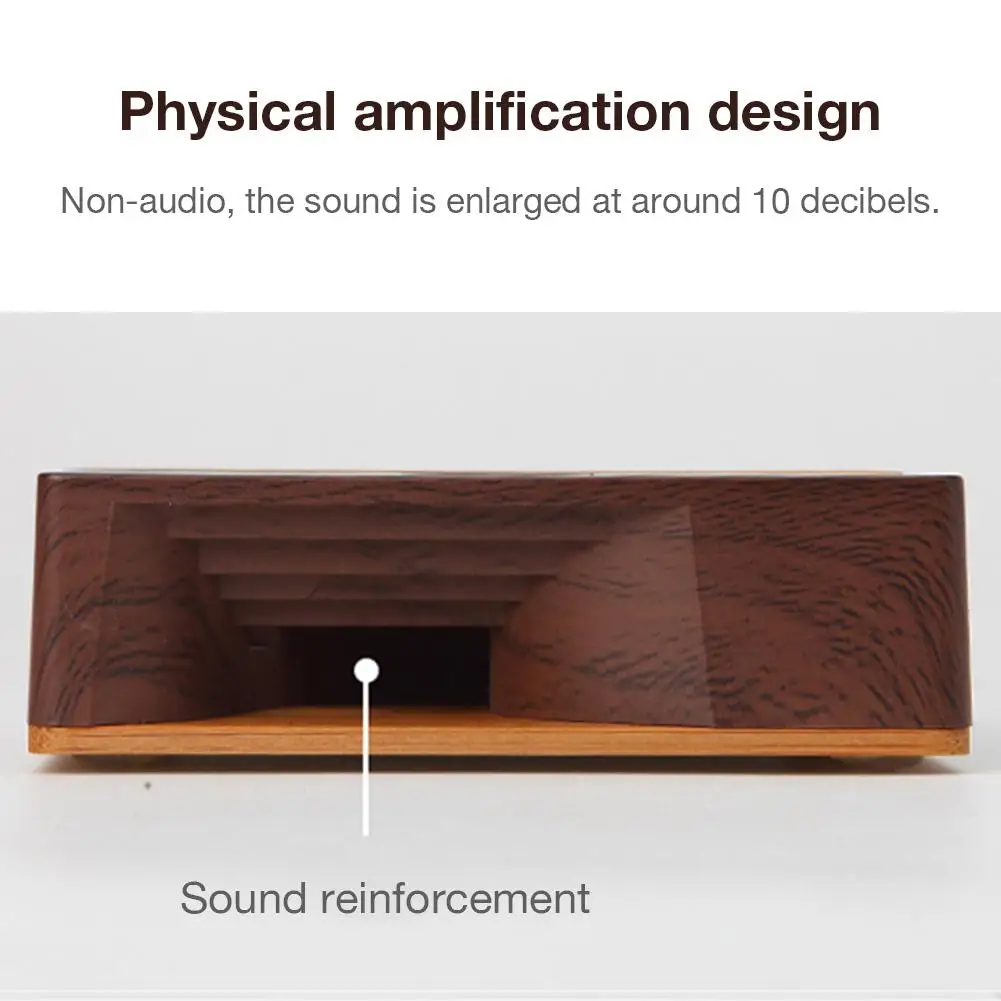 Деревянный Универсальный мобильный телефон мини динамик громкий динамик для iPhone samsung Xiaomi телефон звук Кронштейн усилителя настольная подставка