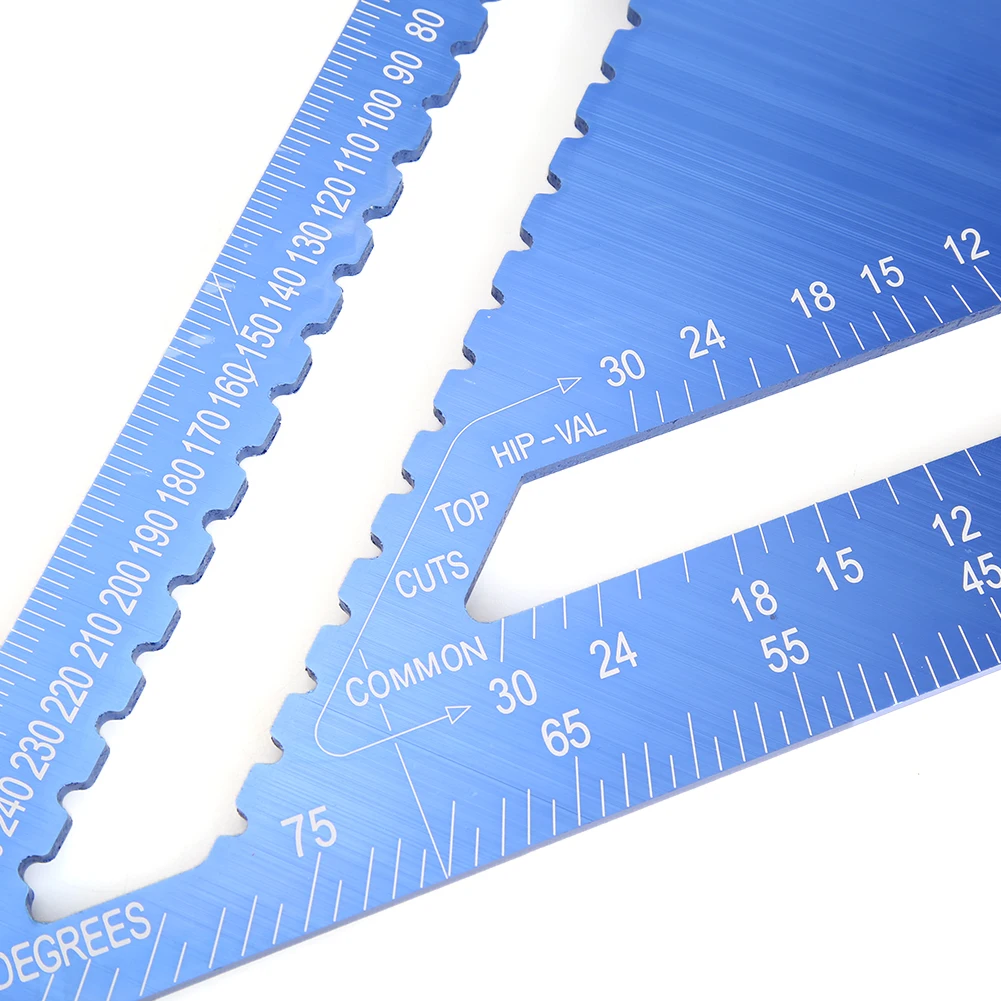 ASNOMY 7 Inch & 12 Inch Imperial Triangle Ruler, Blue Triangle Ruler Rafter  Square Protractor, High Precision Aluminum Alloy Triangle Ruler,Layout  Measuring Tool for Engineer Carpenter - Yahoo Shopping