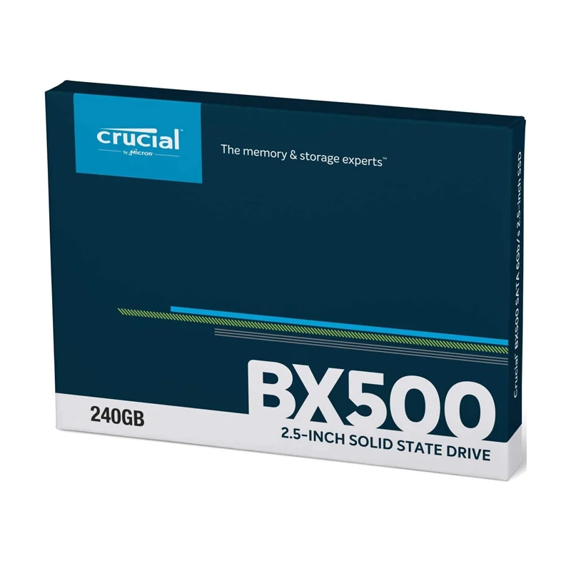 Crucial SSD 3D NAND SATA 3 2.5 Inch Internal SSD 240GB 480GB BX500 best internal ssd for laptop