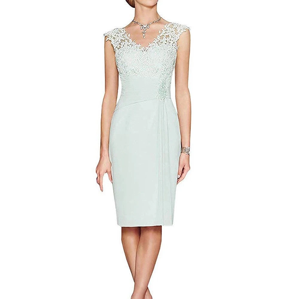 Summer mother of the bride dresses knee length Clearance