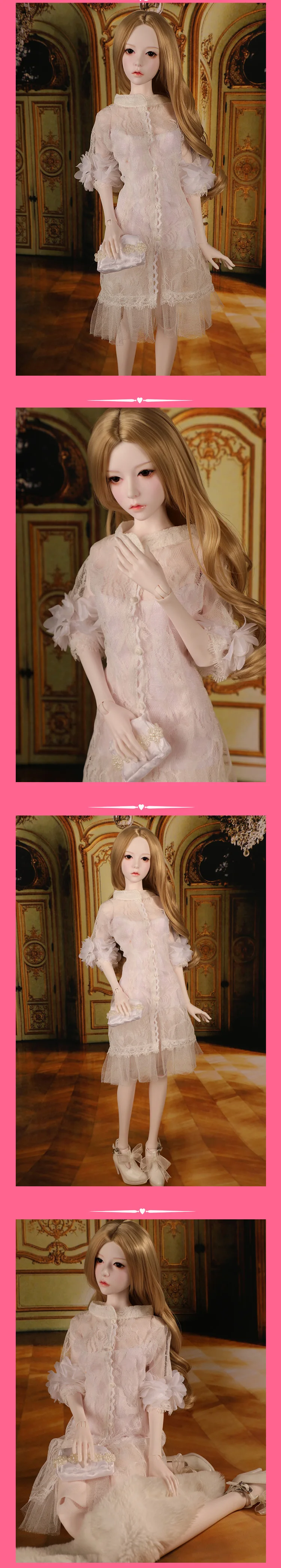 1/3 масштаб BJD кукла большая девушка красивая женщина BJD/SD модельная фигурка из смолы игрушка подарок. Полный набор с одеждой, обувью, париком A0129SOO IP SID
