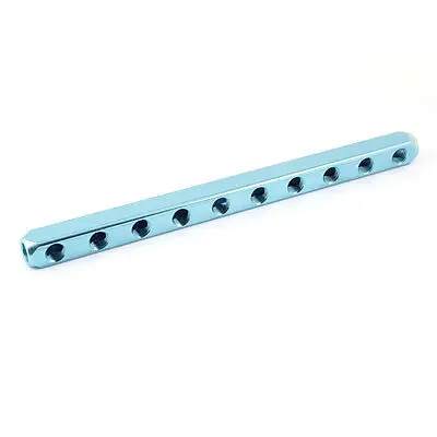 

1/4"PT Female Threaded 10 Way 13 Port Quick Connect Manifold Splitter Turquoise
