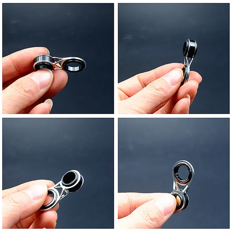 

Fishing Rod Accessories Thread Loop Sea Fishing Rod Ceramic Guide Rings Have Thread Loop Stainless Steel Long Shot Sea Rod Rings