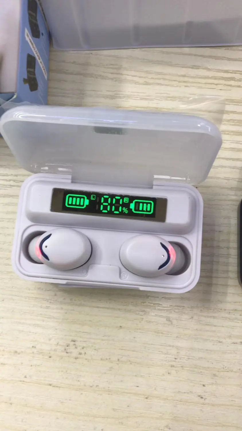 2200mah Wireless Bluetooth Earphone V5 0 TWS Touch Control Stereo Sport Headste Noise Reduction Earbuds Headset with Mic