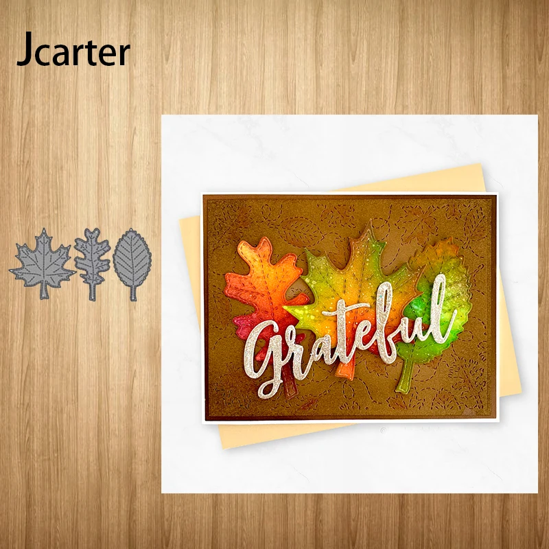 

New Design Metal Cutting Dies Maple Leaves Craft Stencil Diy for Scrapbooking Handmade Card Make Shape Album Decoration Model