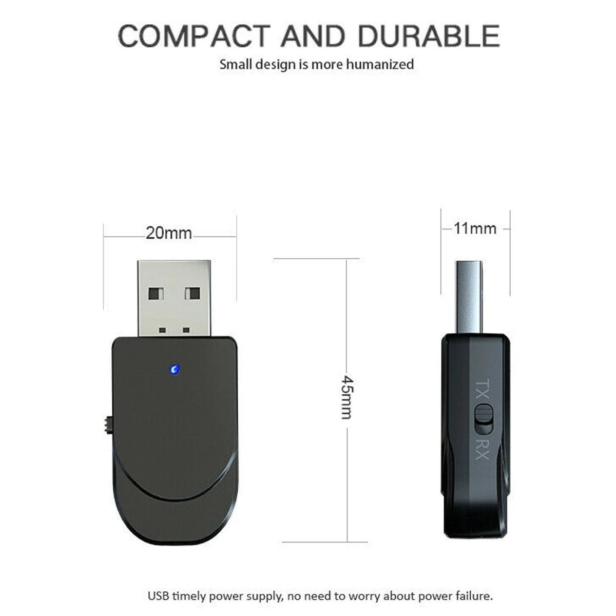 USB Bluetooth адаптер 5,0 музыкальный аудио приемник передатчик Беспроводные адаптеры США