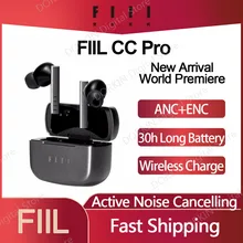 Nowy Arrivial FIIL CC Pro TWS Bluetooth 5.2 słuchawki douszne podwójna redukcja szumów prawdziwie bezprzewodowe słuchawki szybkie ładowanie ANC ENC zestaw słuchawkowy