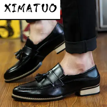 

Men's Casual Shoes Fashion business dress Soft Moccasins Loafers High-Quality men Leather shoes Gommino Zapatos Chaussure p4