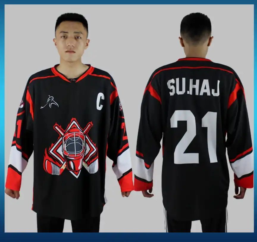 Ice hockey jersey fashion Clearance