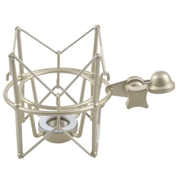 

Recording Studio Metal Shockmount Clip Suspension Spiders Bracket Microphone Stand Shock Mount for Broadcast Computer Mic Holder