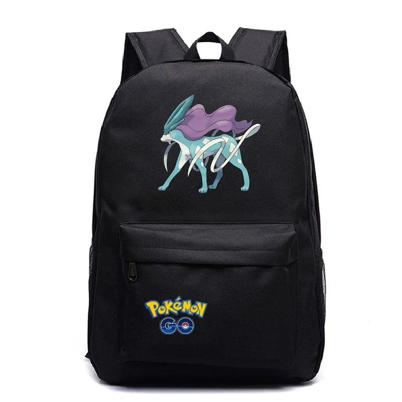 Сумка с покемонами Bulbasaur, ежедневный рюкзак для подростков, школьный рюкзак Пикачу, школьный рюкзак для мальчиков и девочек - Цвет: 6
