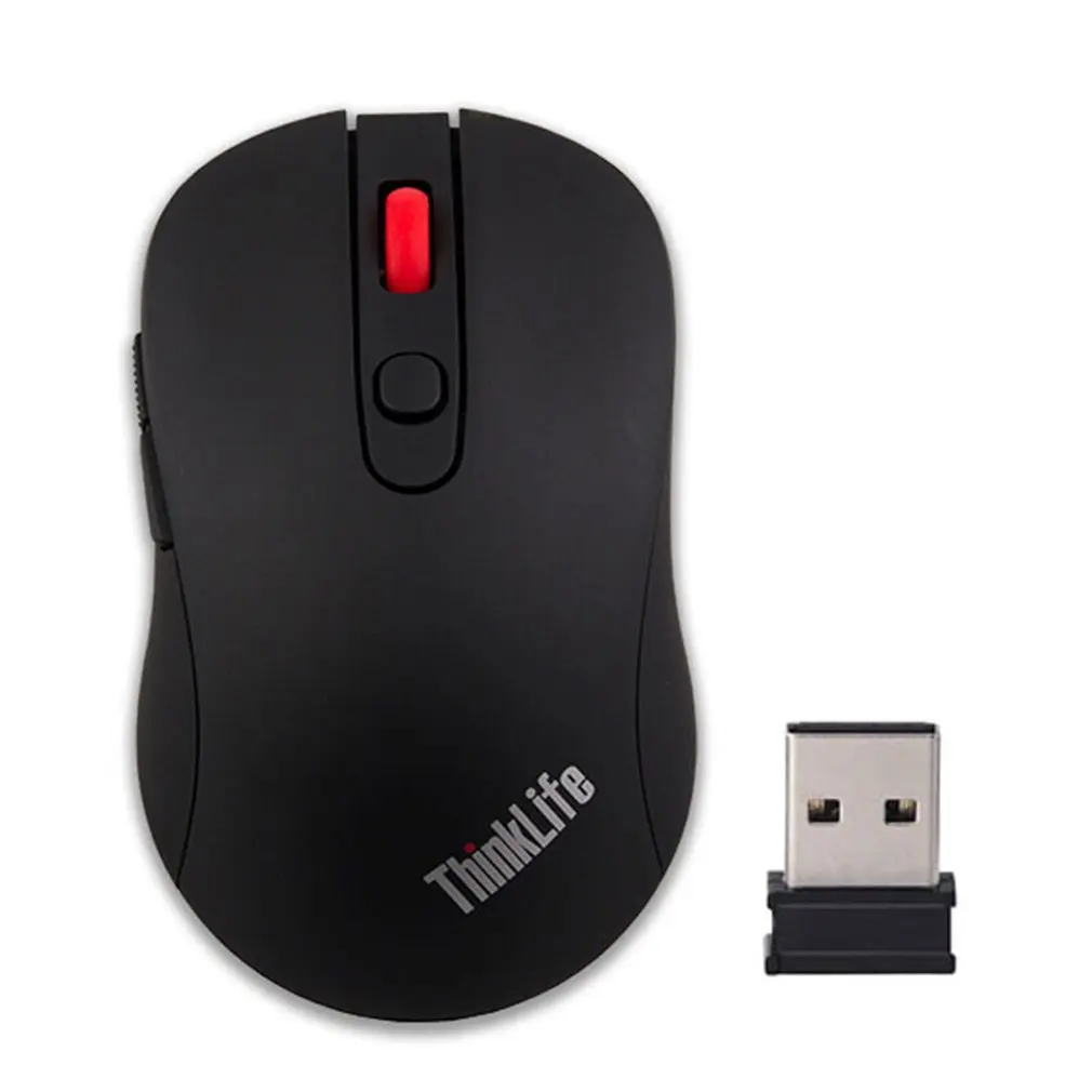 

Lenovo ThinkLife WL600 Wireless Mouse 2.4G 2400 DPI Adjustable for Business Office Game Desktop Laptop Mouse PC Accessories
