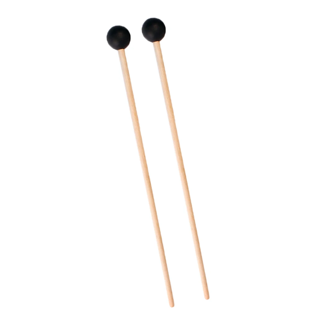 1 Pair Glockenspiel Xylophone Beaters Plastic Head Mallets Sticks Beater