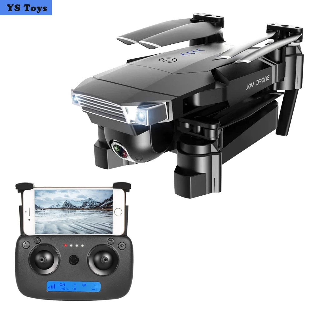Радиоуправляемый Дрон 4K HD камера Wifi FPV Квадрокоптер игрушечный вертолет с