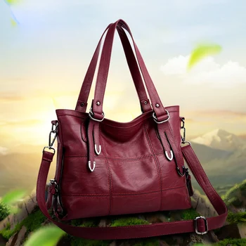 

RoyaDong Women's Shoulder Bags Luxury Big Pu Leather Tote Bags Ladies 2020New Designer Women's Handbags Female Bag Dress Handbag