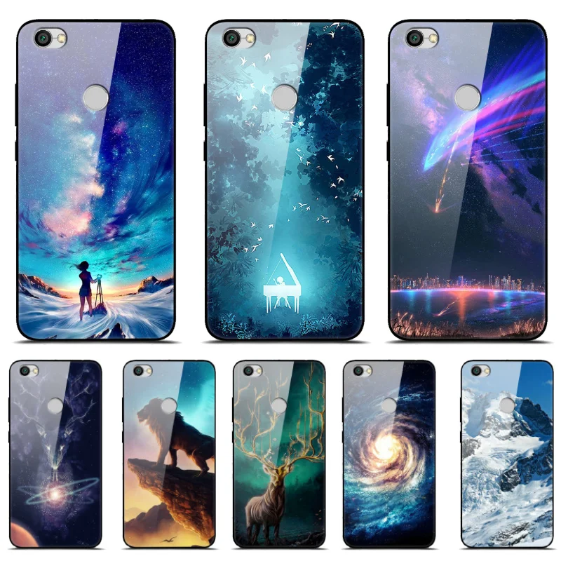 Tempered Glass Phone Case For Xiaomi Redmi Note 5A 5 Prime Cover A | Мобильные телефоны и аксессуары