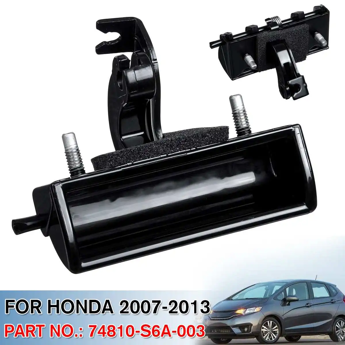 1 шт черный Liftgate Задняя Дверь Люк-ручка для Honda Fit 2007-2013 OEM 74810-S6A-003