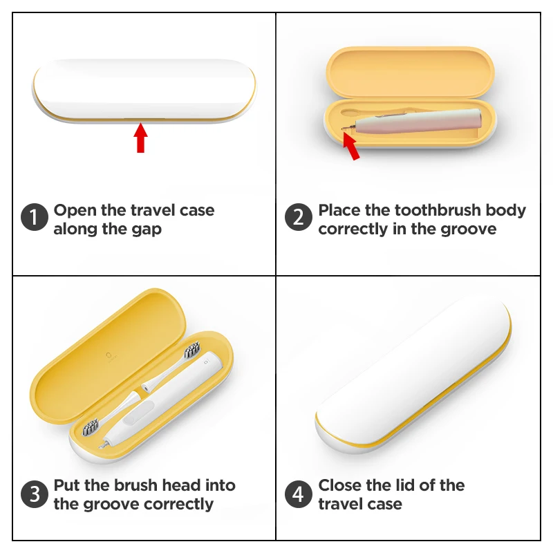 오리지널 Oclean Travel Box Oclean BB01 여행용 케이스 Oclean X pro/X/Z1/F1 용 휴대용 보관함