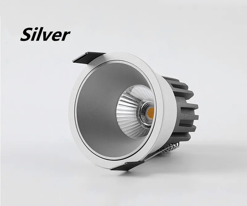 Description Picture 4 of itemDimmable Recessed Anti-Glare LED Ceiling Spot Lights, COB Downlights, Indoor Background Lamps, Spot Lights, 9W, 12W, 15W, AC85 ~