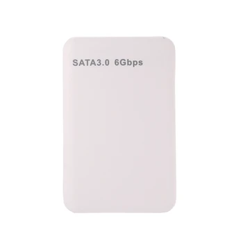

2.5 Inch USB3.0 SATA 3.0 HDD Hard Disk Drive Box External HDD Enclosure Case Tool 6Gbps Support 3TB UASP Protocol-White