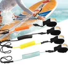 Surf Board Leash Surf Leash Surfboard Coil Elastische Opgerolde Stand Up Paddle Board Been Surfplank Enkel Leash Kayak Rope