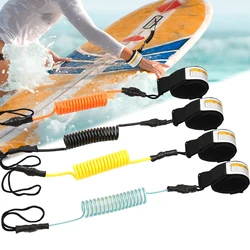 Surf Board Leash Surf Leash Surfboard Coil Elastische Opgerolde Stand Up Paddle Board Been Surfplank Enkel Leash Kayak Rope