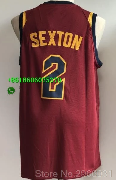 A+++ Качественная мужская одежда для взрослых#23 LeBron James 0 Kevin Love 5 JR Smith 2 Collin Sexton Jersey Cleveland - Цвет: for men