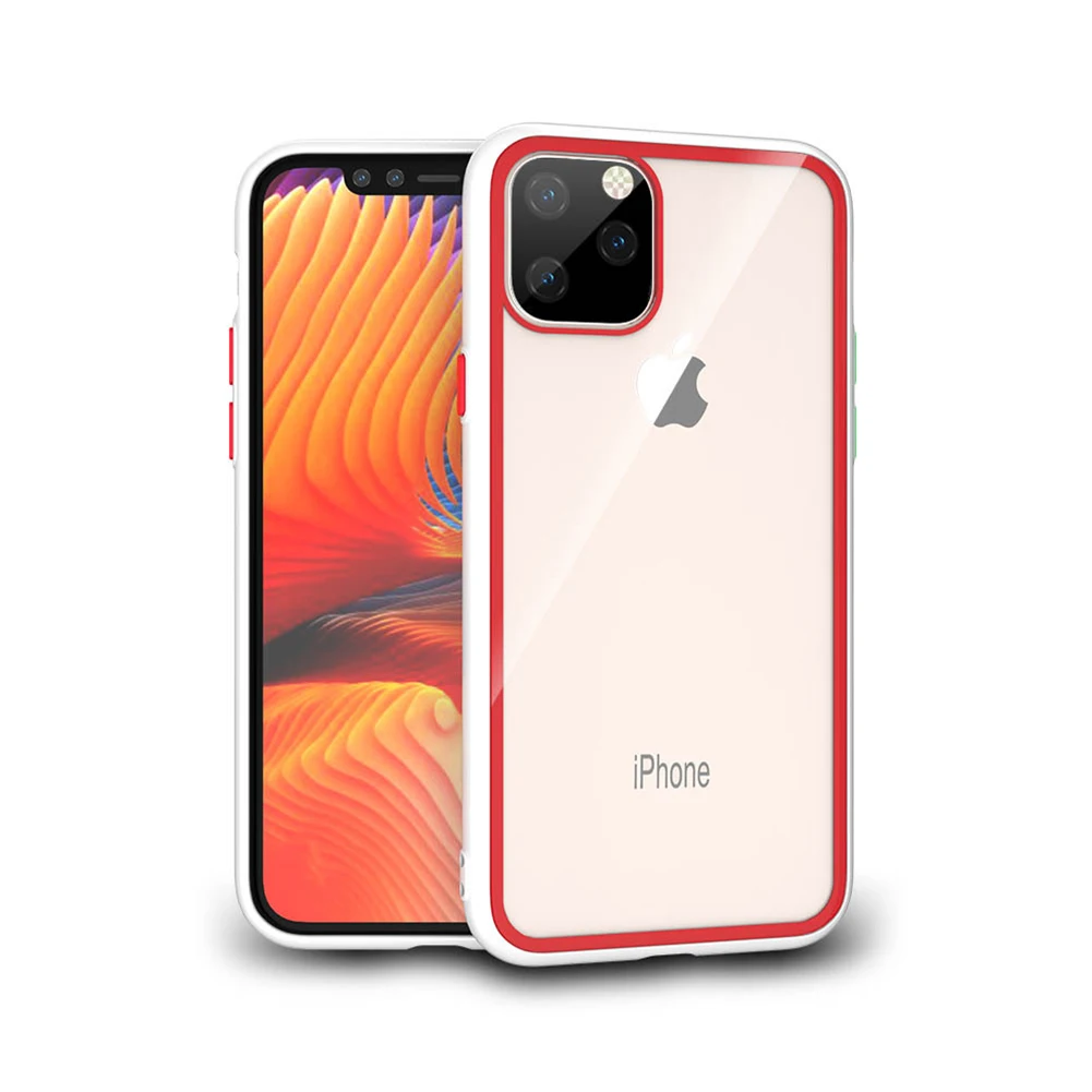 Прозрачный мягкий чехол из ТПУ для iPhone 11 Pro Max XS MAX XR X противоударный силиконовый 7 8