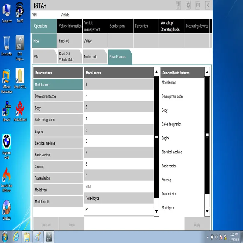 

For BM.W ICOM A2/ICOM A3/ICOM NEXT 2020.06 Software new in 500GB HDD ESYS Engineer Programming Fit most Laptop Win7 free ship