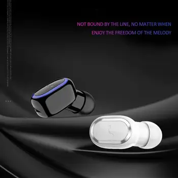 

Mini Wireless Bluetooth 5.0 In-Ear sports Earbuds Headphone Hifi Stereo Business Earphone Single Ear Headset With Mic