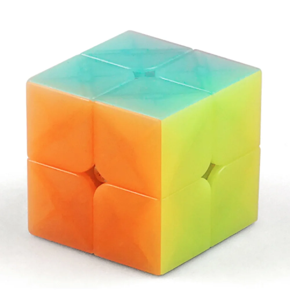 IQ-Cubes QiYi QiDi S 2x2 желе куб Высокая головоломка с быстрым кубом магическое профессиональное обучение и образовательные кубики magicos детские игрушки
