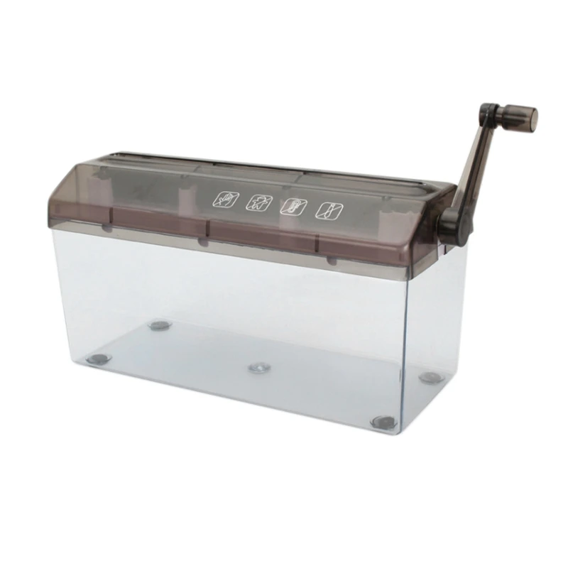 Мини Шредер уничтожитель бумаги документов режущий станок ручной измельчитель