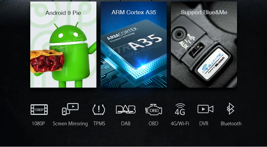 XTRONS " Android 9,0 автомобильный Мультимедиа стерео проигрыватель gps OBD для Alfa Romeo 159 939 автомобиль Brera spider 2006 2007 2008 2009 2010 без DVD