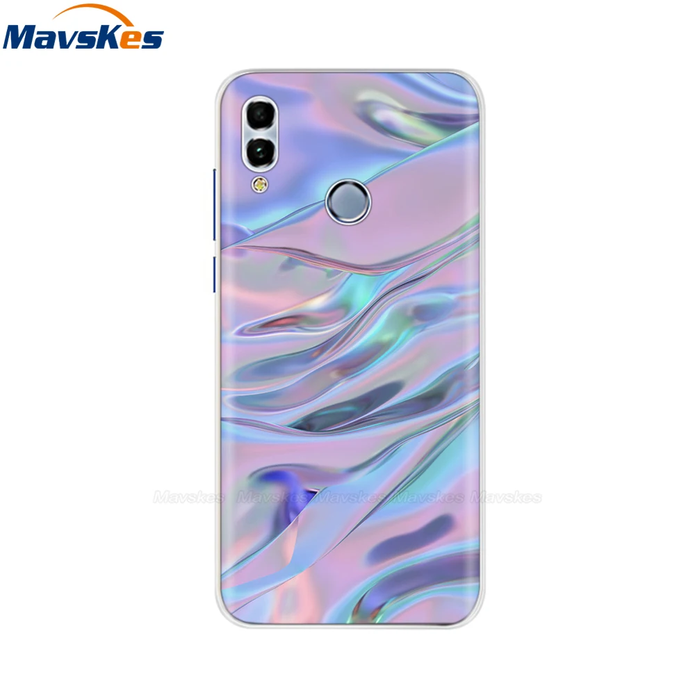 Huawei Honor 10 Lite чехол мягкий силиконовый милый ТПУ задняя крышка для Fundas huawei P Smart /Honor 10 удобный телефонный футляр сумки - Цвет: 42