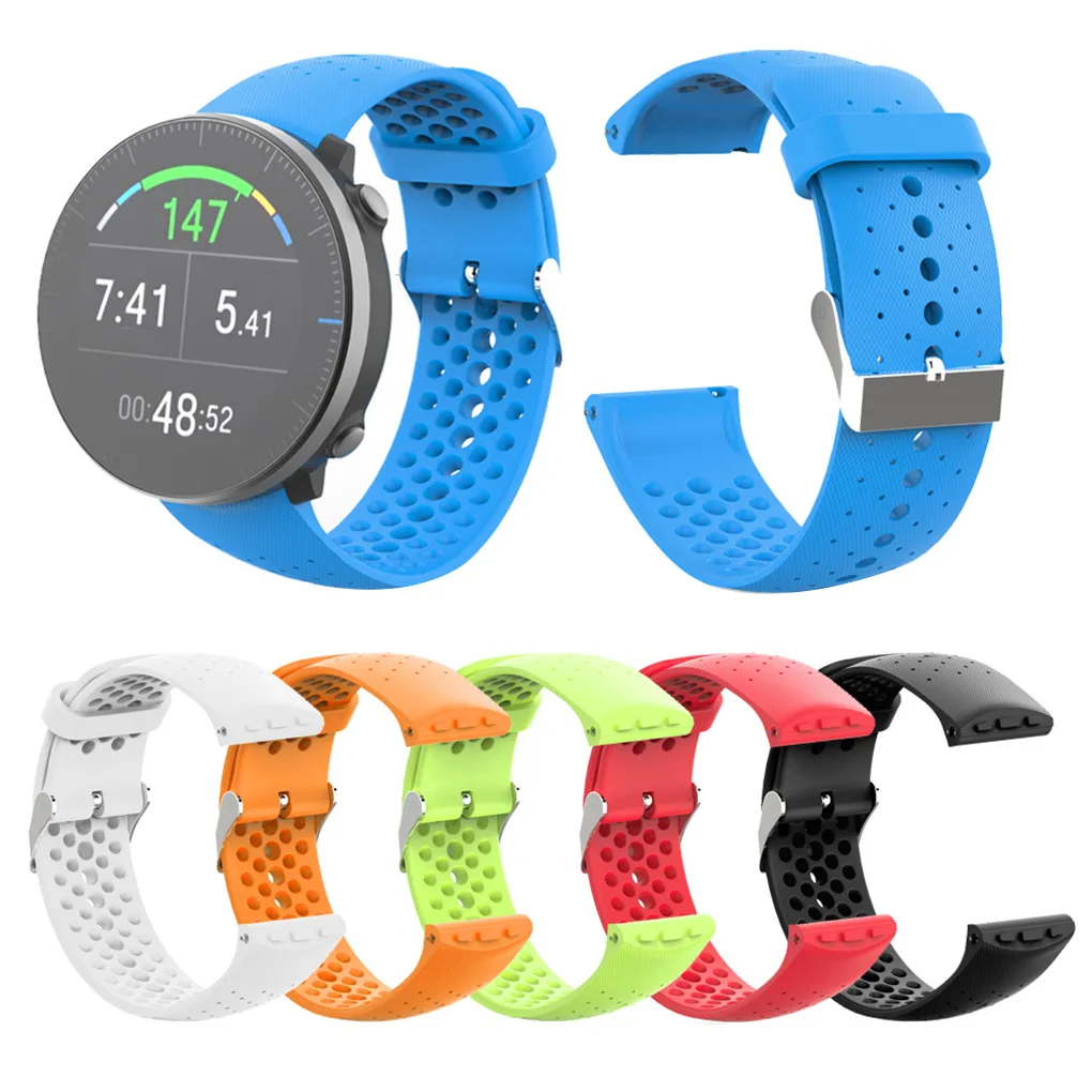 

Silicone Watchband Wrist Strap for Vantage M Smart Watch Bracelet Belt Replacement for Polar Vantage M Smartwatch Accessories