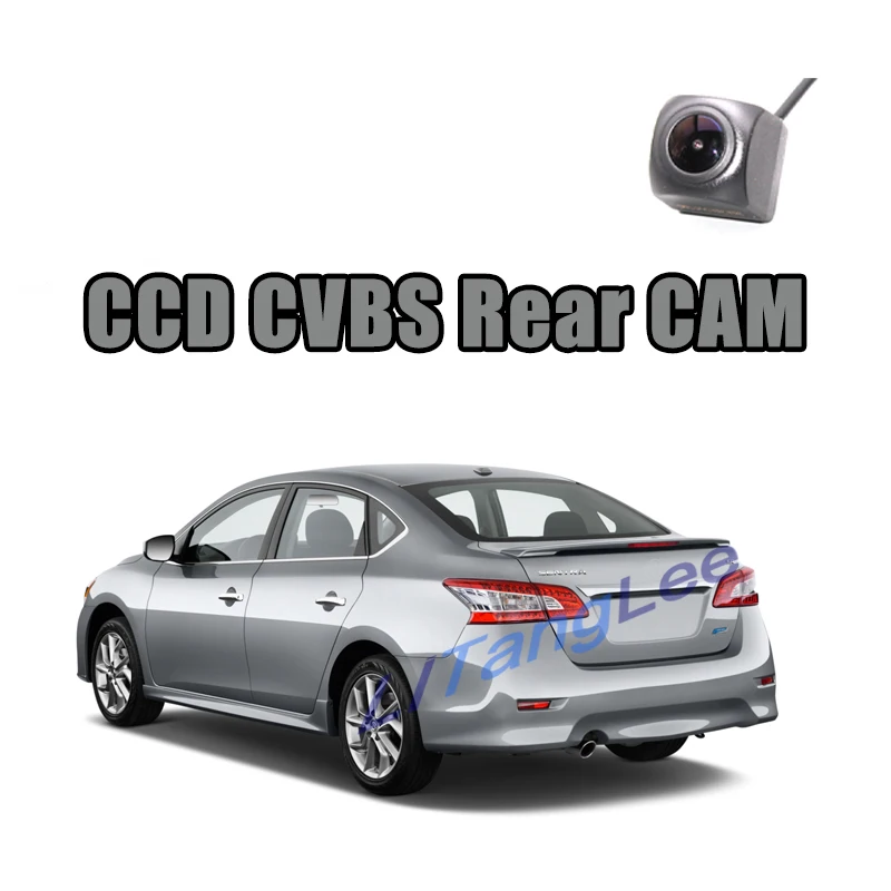 Автомобильная камера заднего вида CCD CVBS 720P для Nissan Sentra 2014 ~ 2015 с ночным видением
