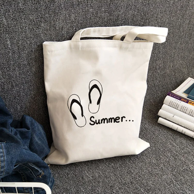 Casual Canvas Bag Ilration Series Tote Handbag Text Diy Ilration Series Tote Bag Handbag