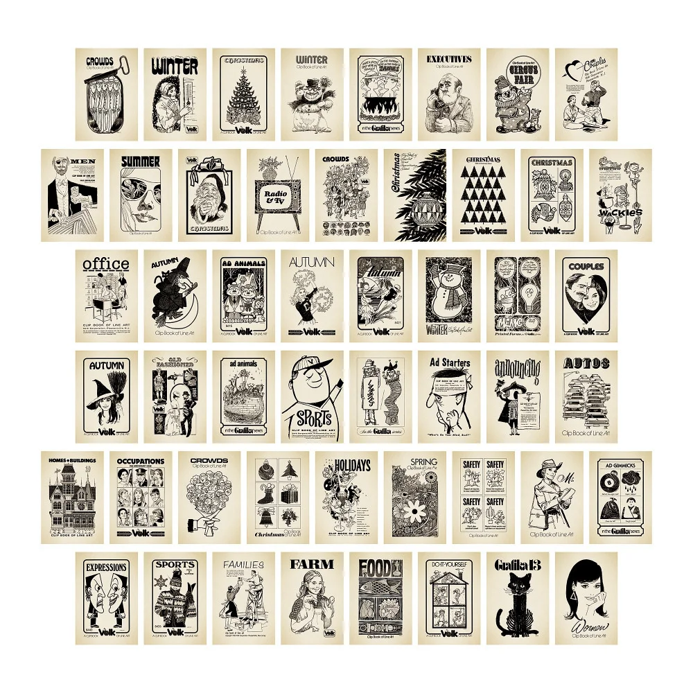 50 Sheets ​Ins Nordic Color Aesthetics Decorative Card Photo Props Diy Background Poster Wall Sticker Double Sided Postcard