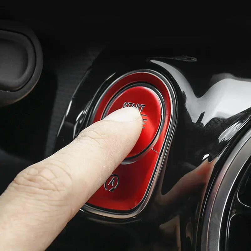 Автомобильный стикер зажигания двигателя Start Stop Trim для Mercedes Benz класс A180L