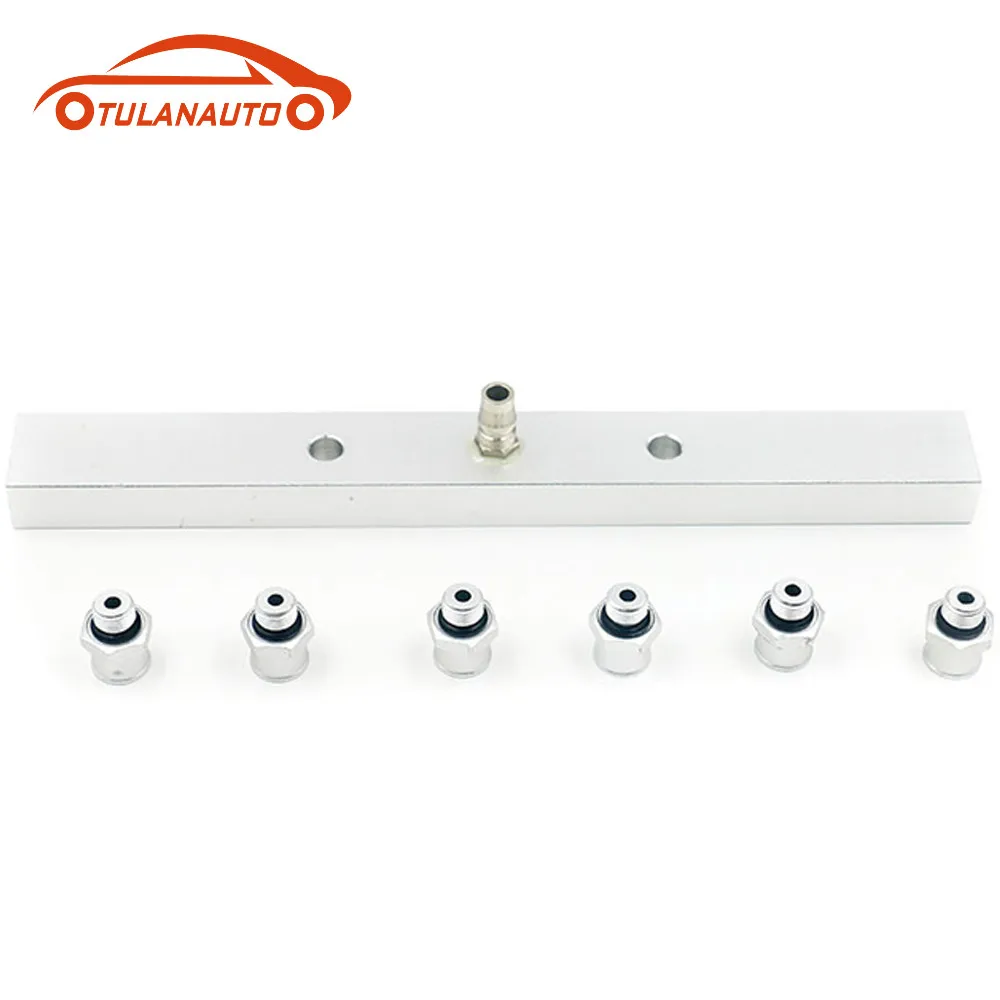 

TULANAUTO 6 Cylinder Fuel Direct Feed Injector Distributor Fuel Rail Kits For Launch CNC602A CNC-602A Free Shipping