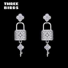 Крошечные трендовые серебряные серьги-гвоздики с кубическим цирконием, высококачественные Кристальные серьги для женщин, ювелирные изделия ohrring schloss