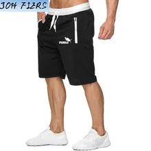 Мужские шорты s Bermuda, летние пляжные мужские шорты с буквенным принтом Pumba, мужские Брендовые повседневные шорты для фитнеса, бега размера плюс 2XL