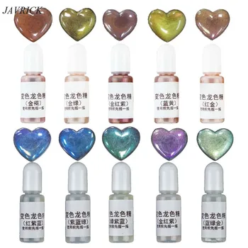 

10 Colors Color Shift Pearl Resin Pigment Aurora Chameleons Resin Pigment Kit