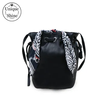 

Women's Bags Luxury Silk Handkerchief Female Shoulder Bag Fashion Women Crossbody Bag Casual Lady Purse Bucket Bags