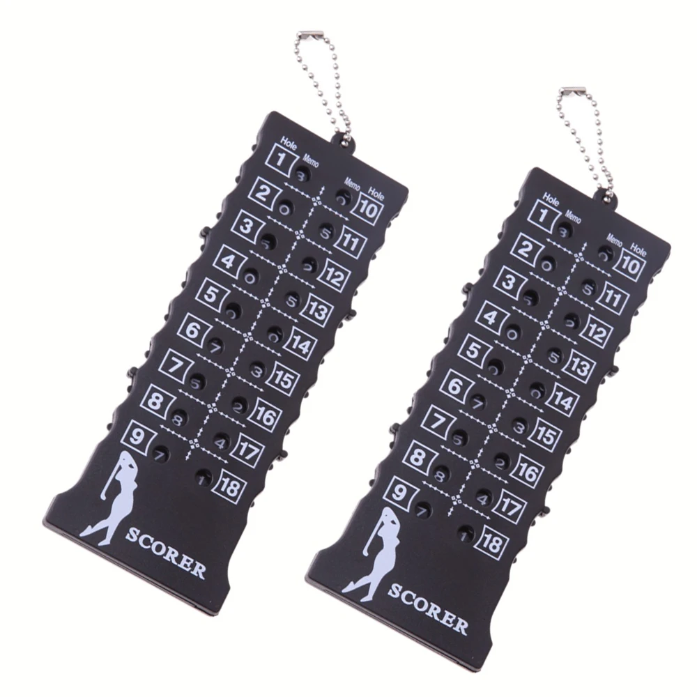 18-Hole-Golf-Stroke-Putt-Score-Card-Counter-Indicator-with-Key-Chain-Golf-Score-Counter-Black