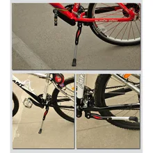 Высокое качество велосипед Регулируемый в поддержку горный велосипед в поддержку велосипеда kickstand кронштейн чистый черный