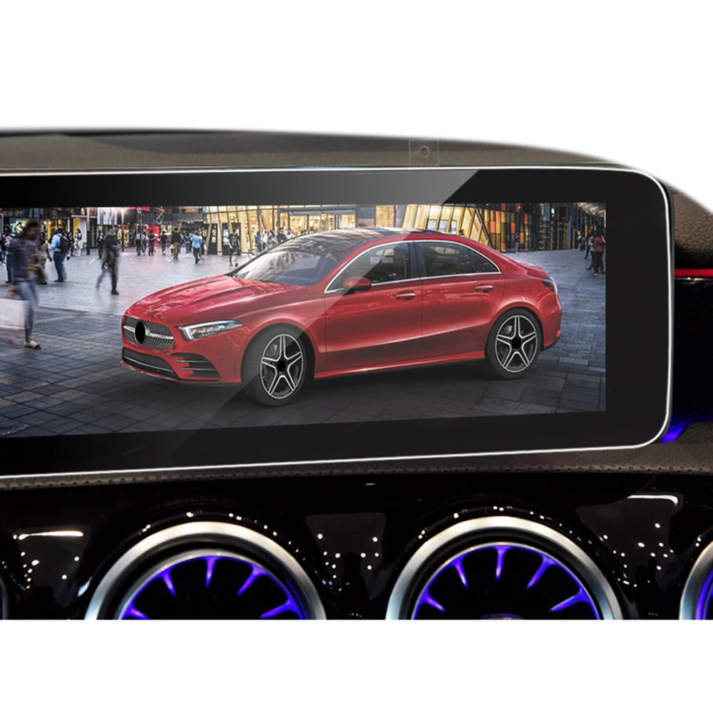 Автомобильный gps экран протектор навигации для Mercedes-Benz a-класса интерьера