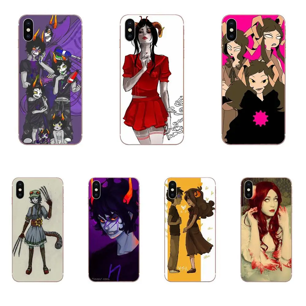 Лучшие чехлы из мягкого ТПУ для Samsung Galaxy Note 5 8 9 S3 S4 S5 S6 S7 S8 S9 S10 5G mini Edge Plus Lite Homestuck Aradia